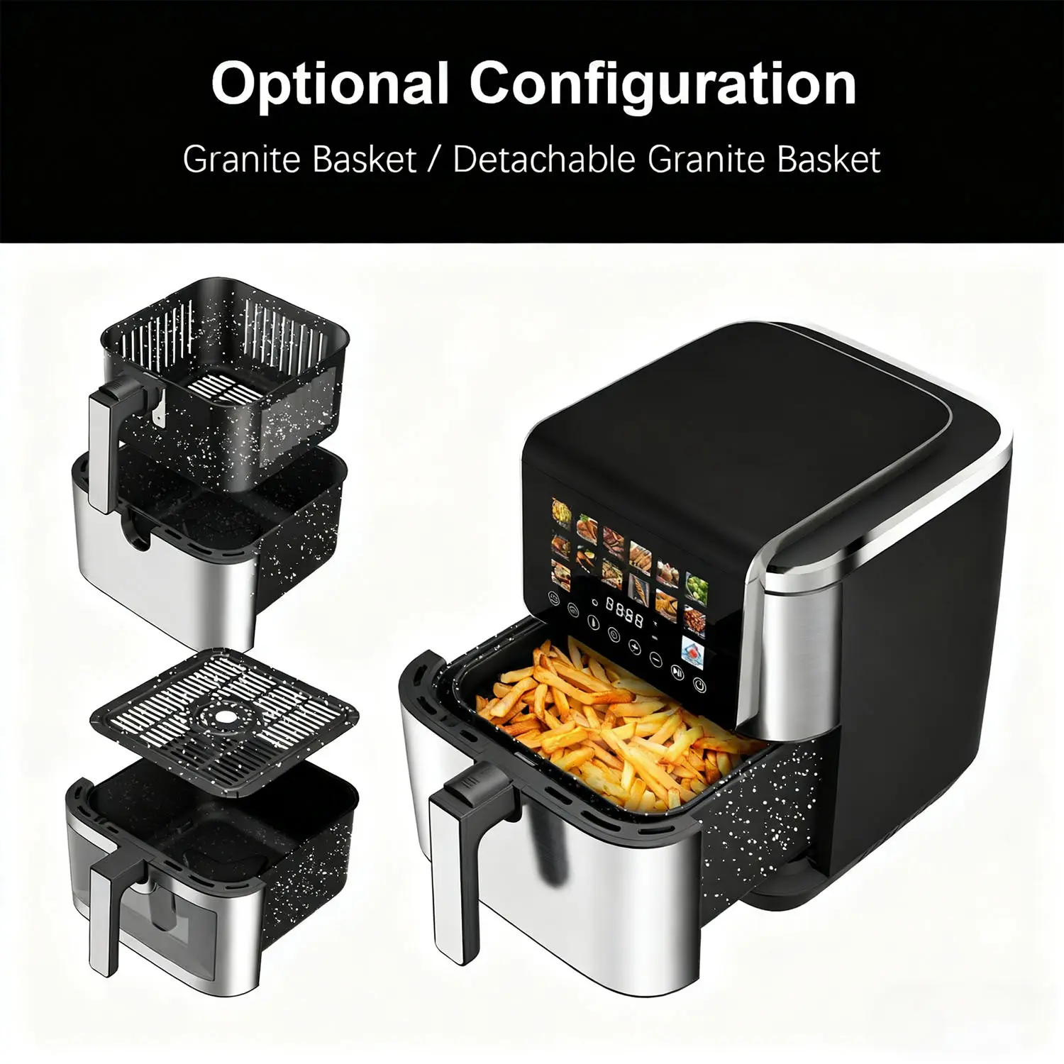 China 9L Digital Air Fryer 1800W Teflon Non Stick Coating Digital Timer OEM ODM Manufacturers, Manufacturer