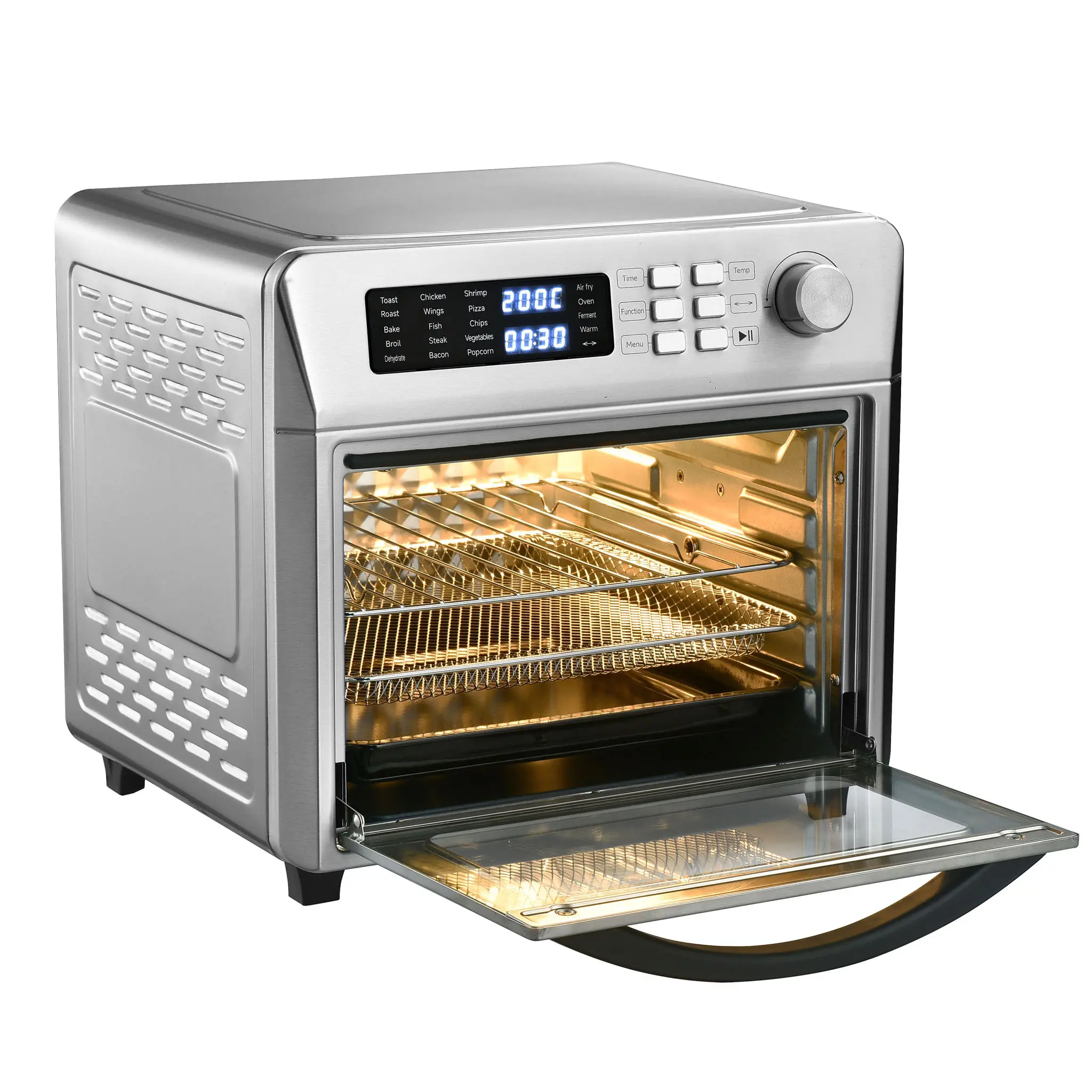 Wholesale 26L Digital Air Fryer Oven | 15 Preset Modes | 6 Heating Tubes | Model ATS-26DK | Apexdura OEM/ODM Suppliers, Factory