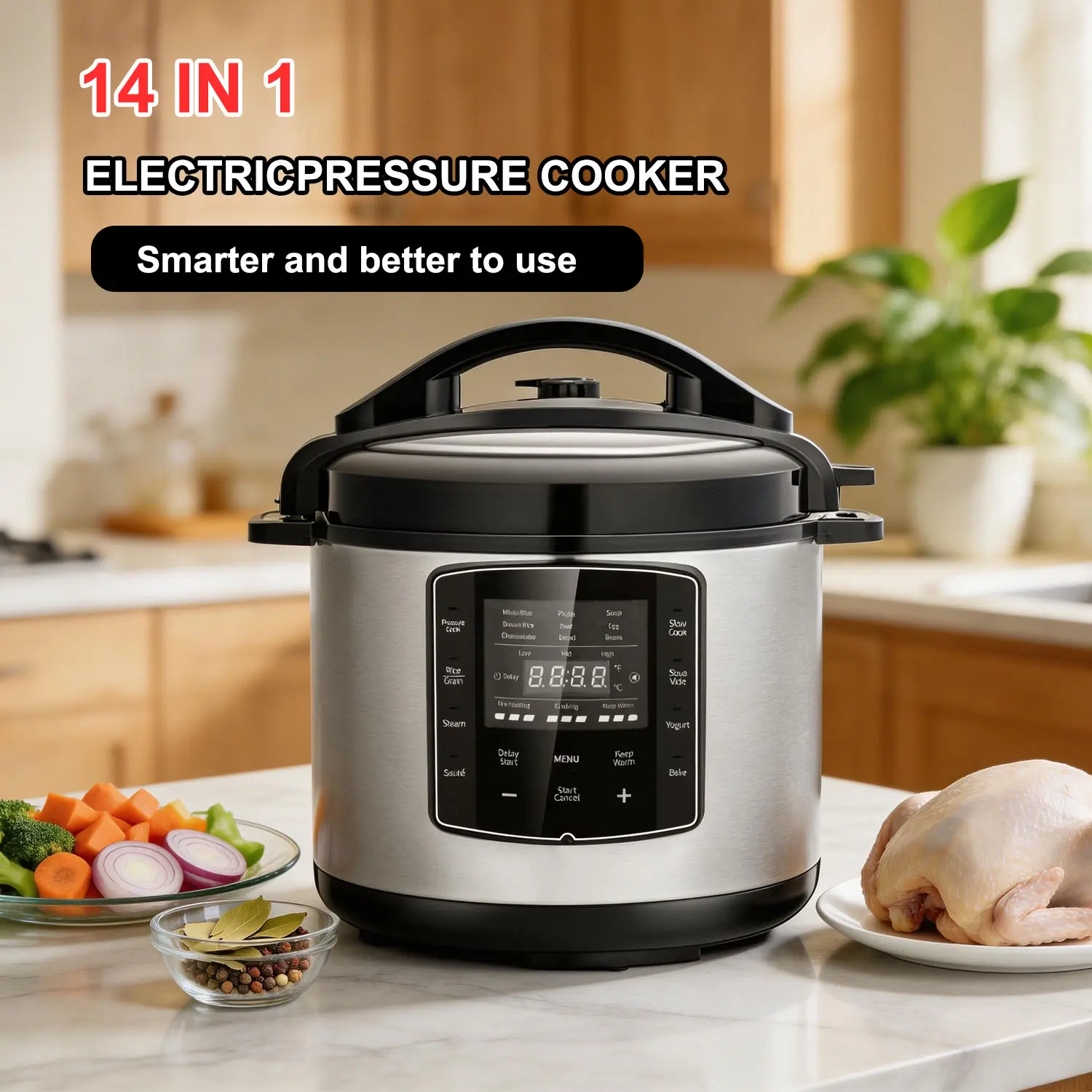 Wholesale Electric Pressure Cooker 5L/6L – OEM/ODM Custom Available Manufacturers, Manufacturer