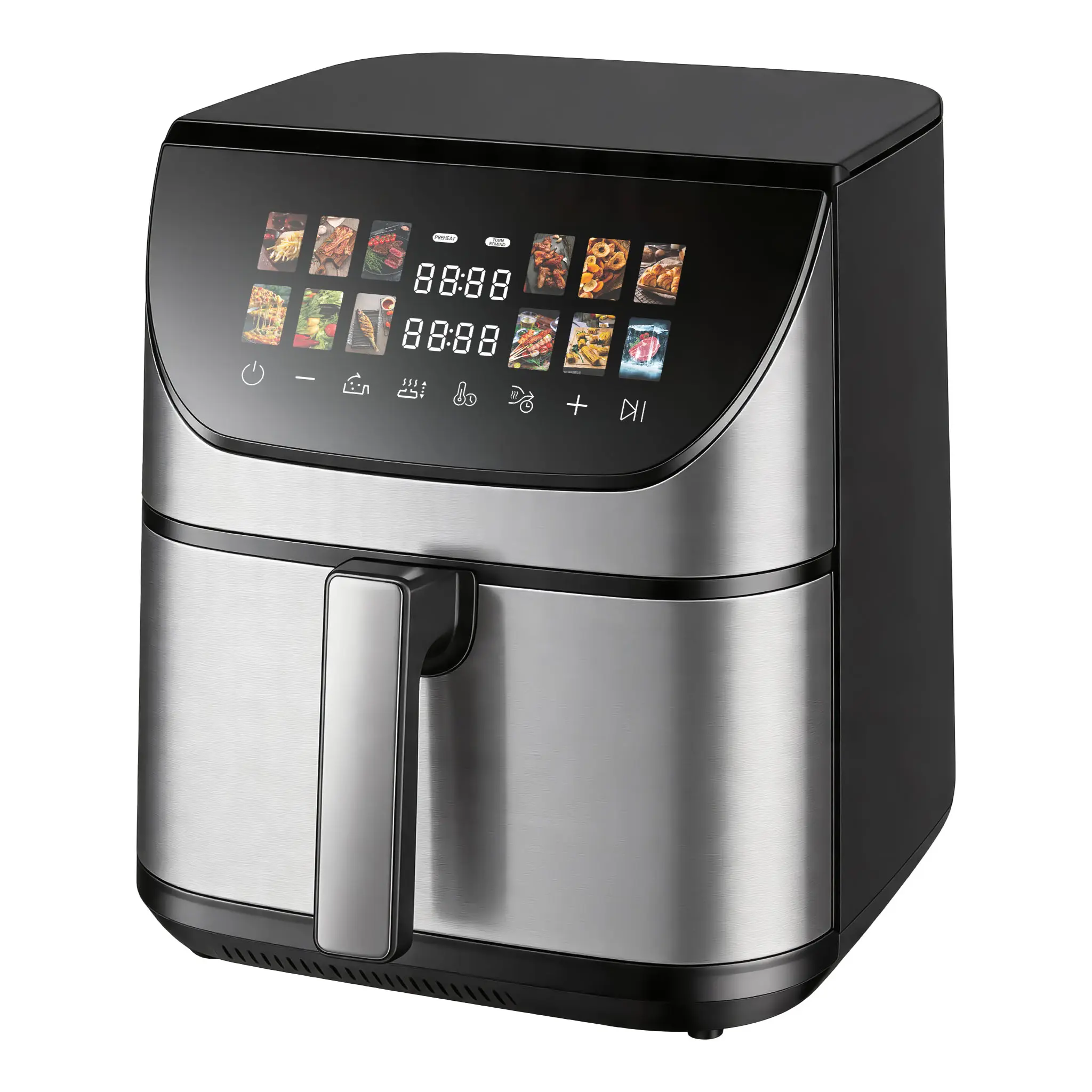 China 8005A-SW Digital Air Fryer – 8.0L 1700W Touch Panel Upper & Lower Dual Heating 100-240V Manufacturers, Factory