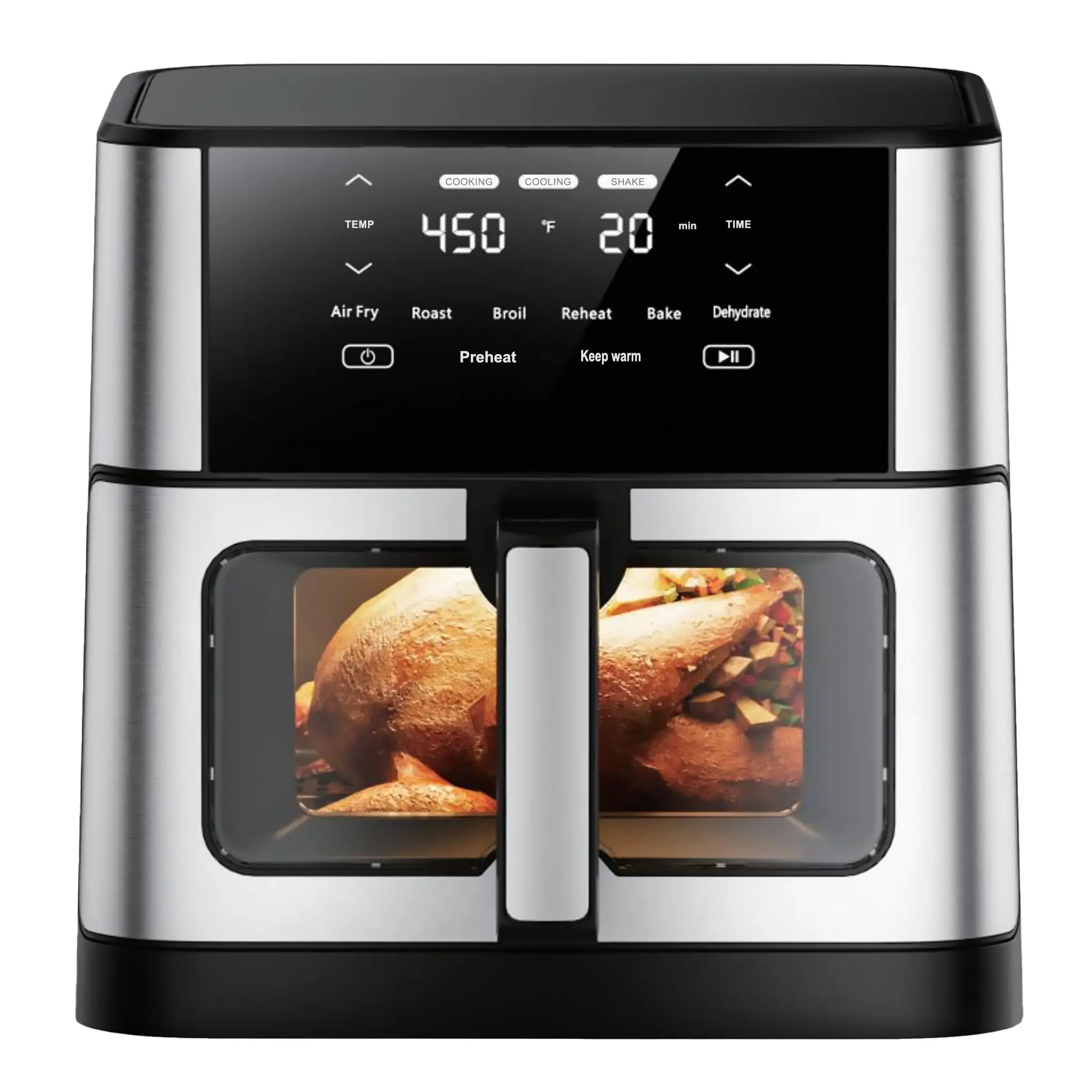 China 10L Air Fryer Series | 1800W | Mechanical & Digital | RA960DSV / RA960MSV / RA961DSV | Apexdura OEM/ODM Suppliers, Supplier