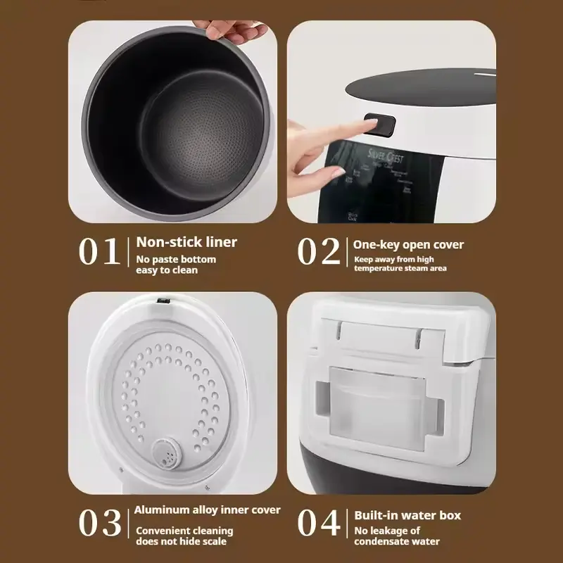 Wholesale 6L Smart Multi-function Automatic Electric Digital Keep Warm crest Rice Cooker Support Customization Factories, Factory