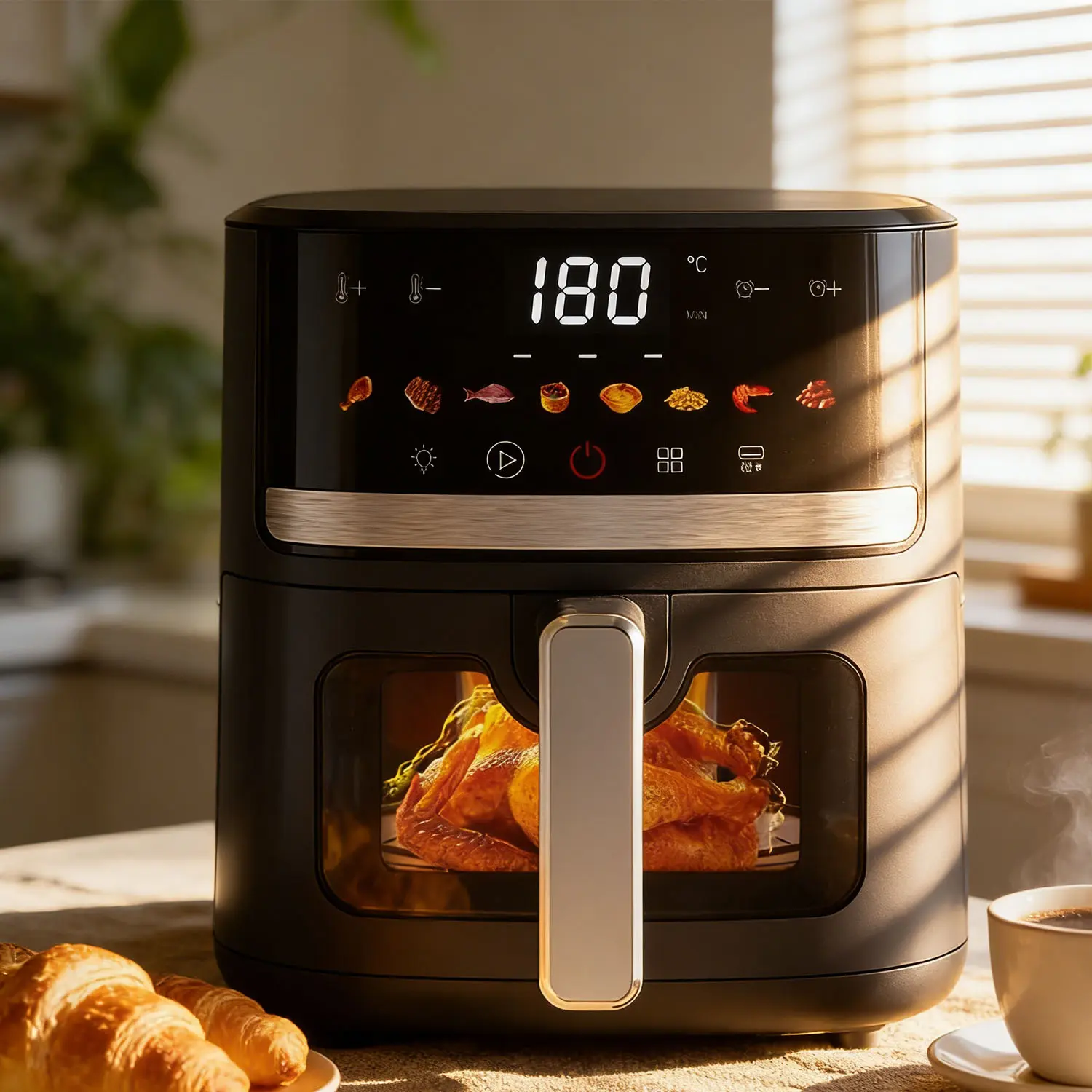 China 5.5L Touch Screen Digital Air Fryer - Smart & Multifunctional Suppliers, Factories