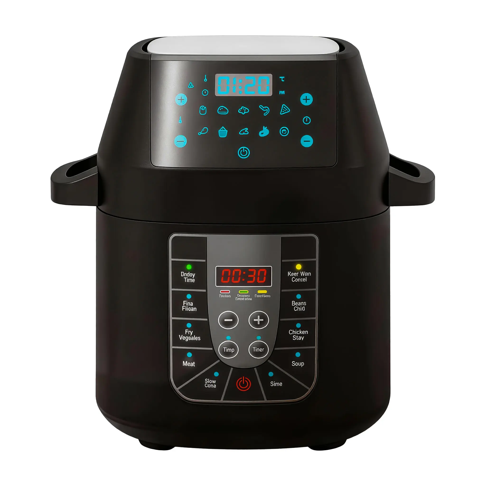 China YBW610 Electric Pressure Cooker & Air Fryer 2-in-1 – 6L/8L 1500W/1000W Touch Control Supplier, Factory