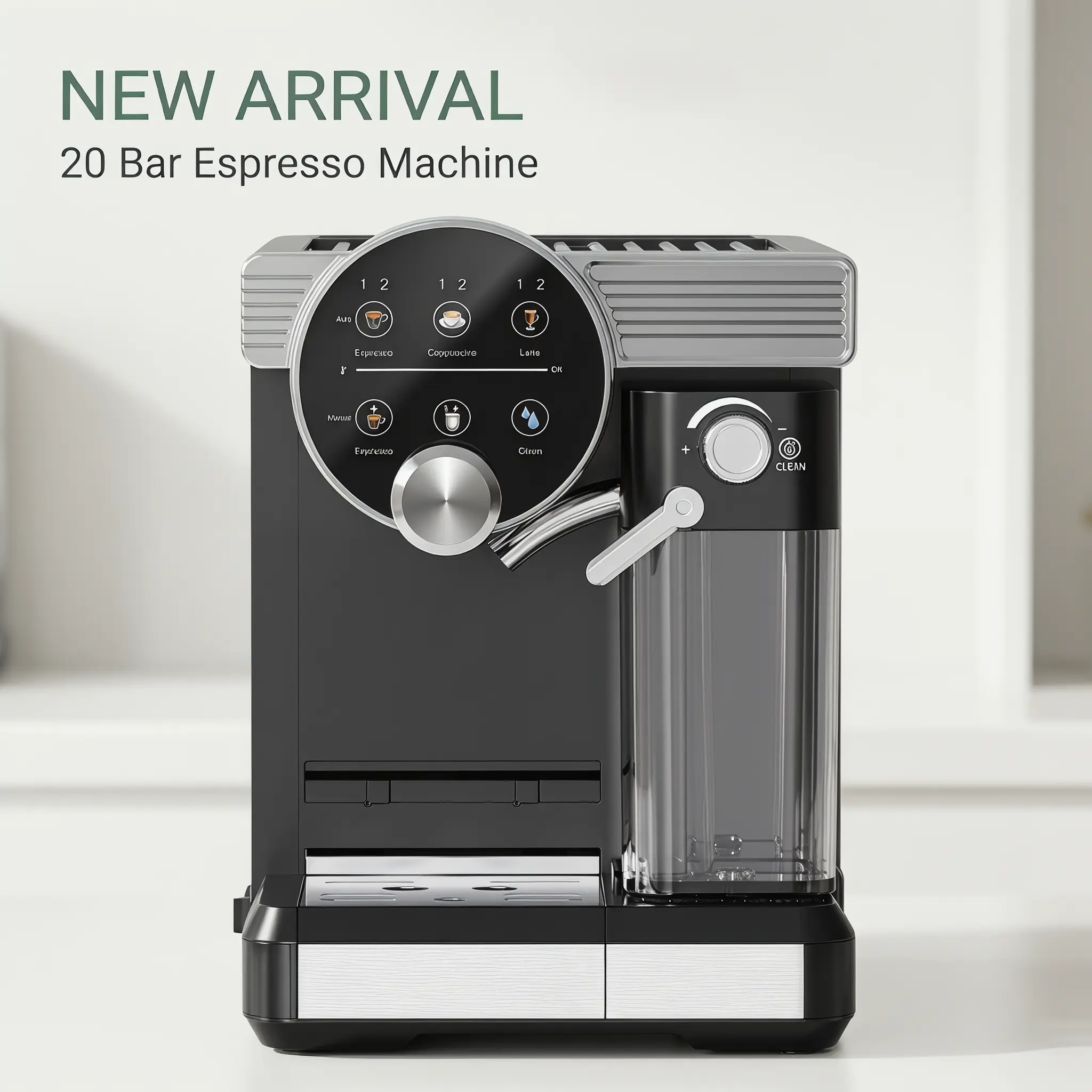 China CM5260 Fully Automatic Coffee Machine – 20 Bar 1350W Thermoblock Touch Screen Manufacturers, Manufacturer