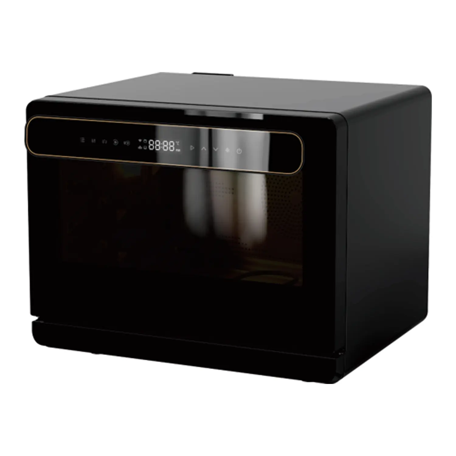 China ZK26T-S2 Steam Oven – 26L 2000W LED Touch Control Upper Lower Independent Heating 35-230°C Manufacturers, Suppliers