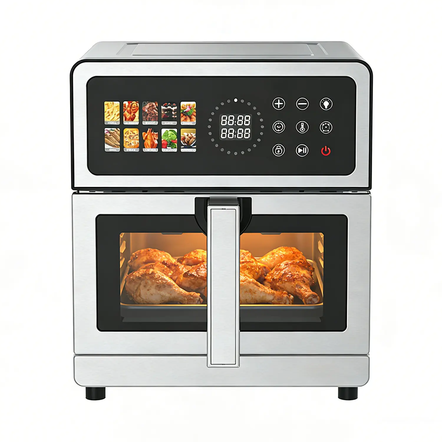 Wholesale 8L Dual Air Fryer & Pizza Oven | Color Display | SYNC Function | KDF-101DUW | Apexdura OEM/ODM Manufacturers, Factory