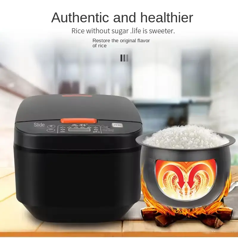 Wholesale Aluminum Pot 5L Smart Digital Touch LCD Multi Non-Stick Silver crest Home Electric Digital Rice Cooker Suppliers, Factories