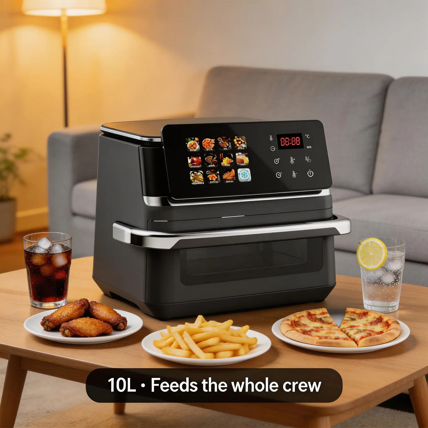 China BW-IP8020D 10L Air Fryer 2000W Touch Screen OEM Suppliers, Factory