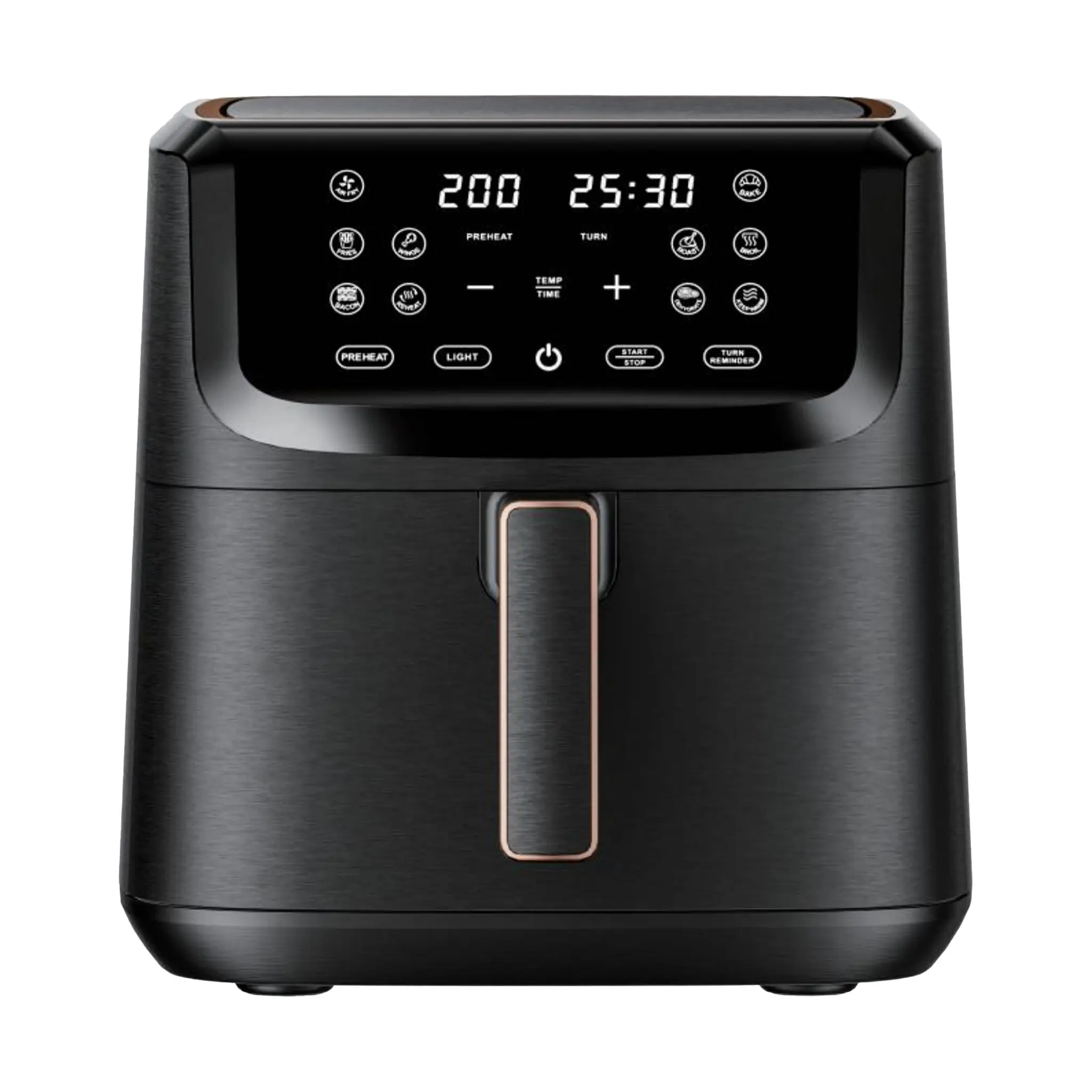 China 8L Air Fryer | Laser Textured Surface | Digital Control | Model RA863D | Apexdura OEM/ODM Manufacturers, Factories