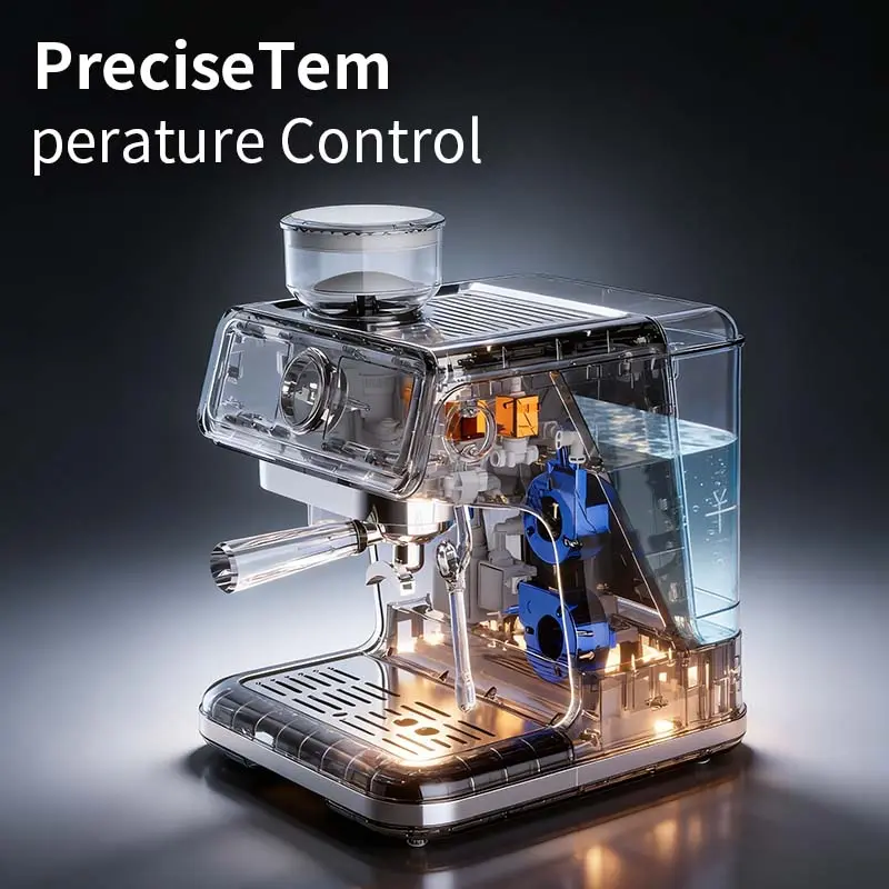 China QF-6118 Button Control Coffee Machine Supplier, Factories