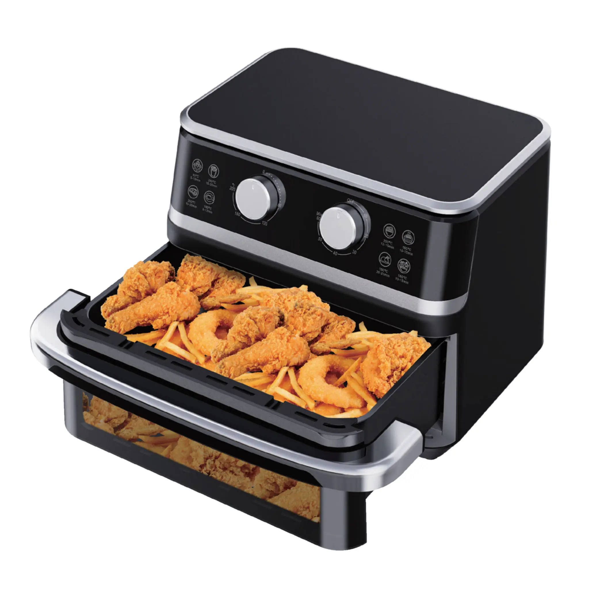 Wholesale 10L Air Fryer Series | Mechanical & Digital | Large Drawer | BW-8020 / BW-8020D | Apexdura OEM/ODM Factories, Factory