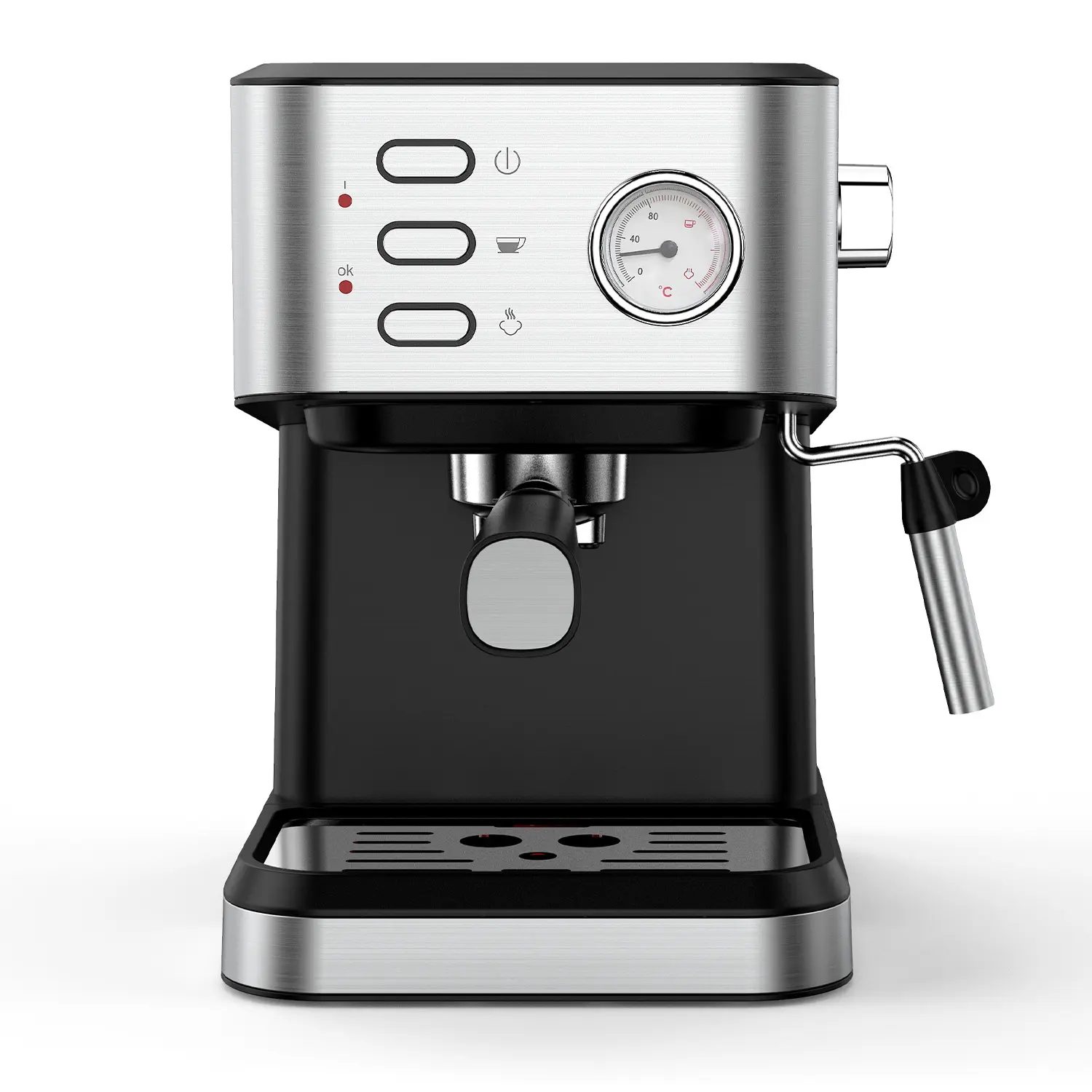 Wholesale 15 bar espresso coffee machine CM3020 with 1.5L water tank and frothing nozzle - Apexdura OEM Manufacturers, Supplier