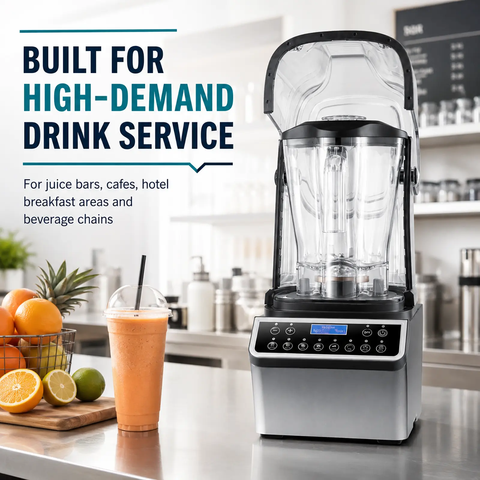 Wholesale 2L 1800W Commercial Blender LY-8003G for Juice Shops, Cafes and OEM Kitchen Appliance Buyers Supplier, Factory