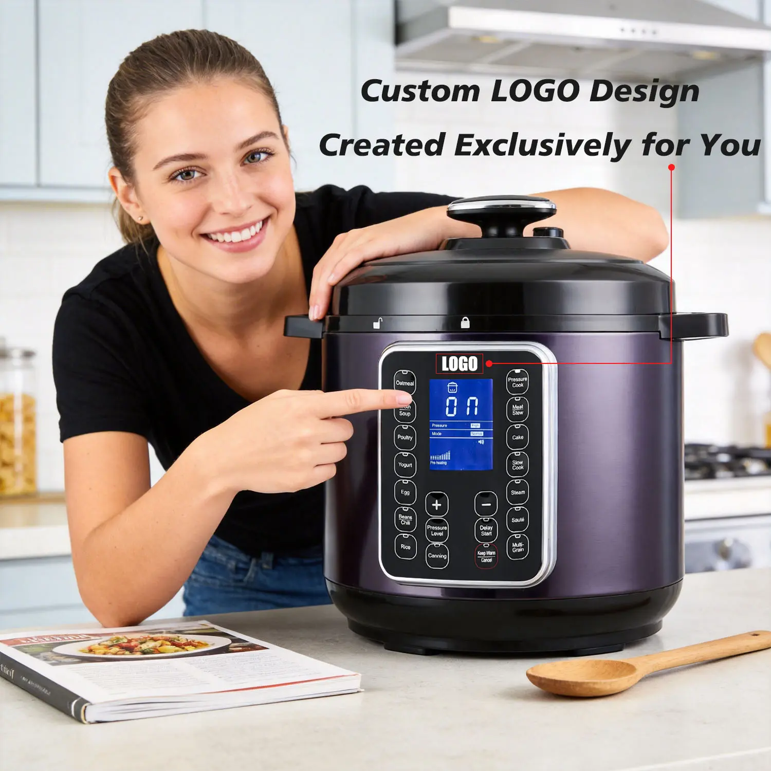 China Electric Pressure Cooker 5L-12L Multi-Capacity OEM/ODM Custom Available Manufacturer, Supplier