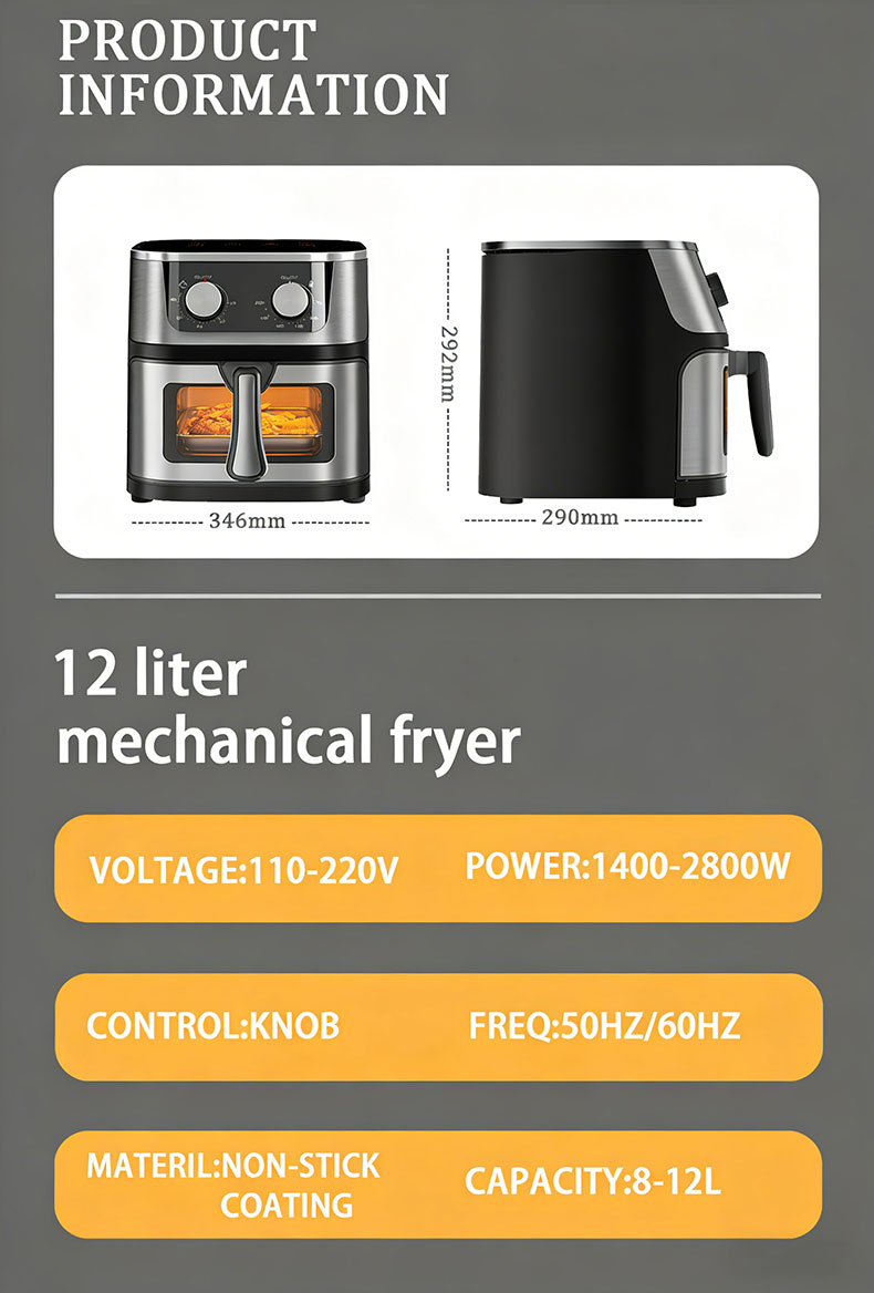 8L Air Fryer Capacity Detail 10