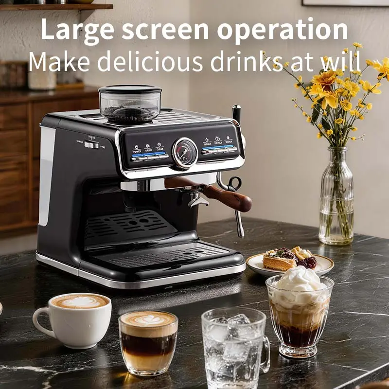 China QF-6118 Button Control Coffee Machine Supplier, Factories