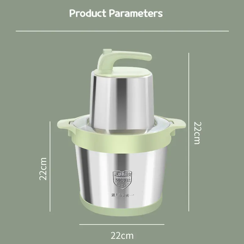 China MG-1606 6L Meat Grinder - 1600W, ABS & Stainless Steel Manufacturer, Suppliers