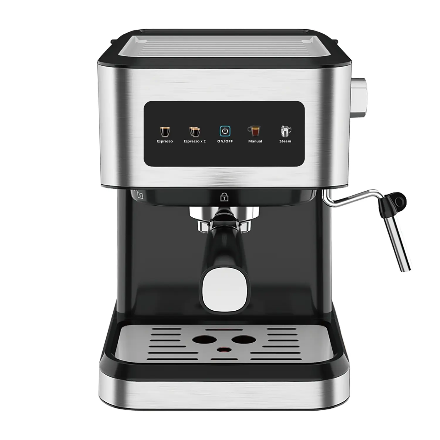 China 15 Bar Espresso Coffee Machine | Model CM3000 | PCB Control with Touch Sensing | 1.5L Water Tank | Apexdura OEM/ODM Manufacturer, Factories