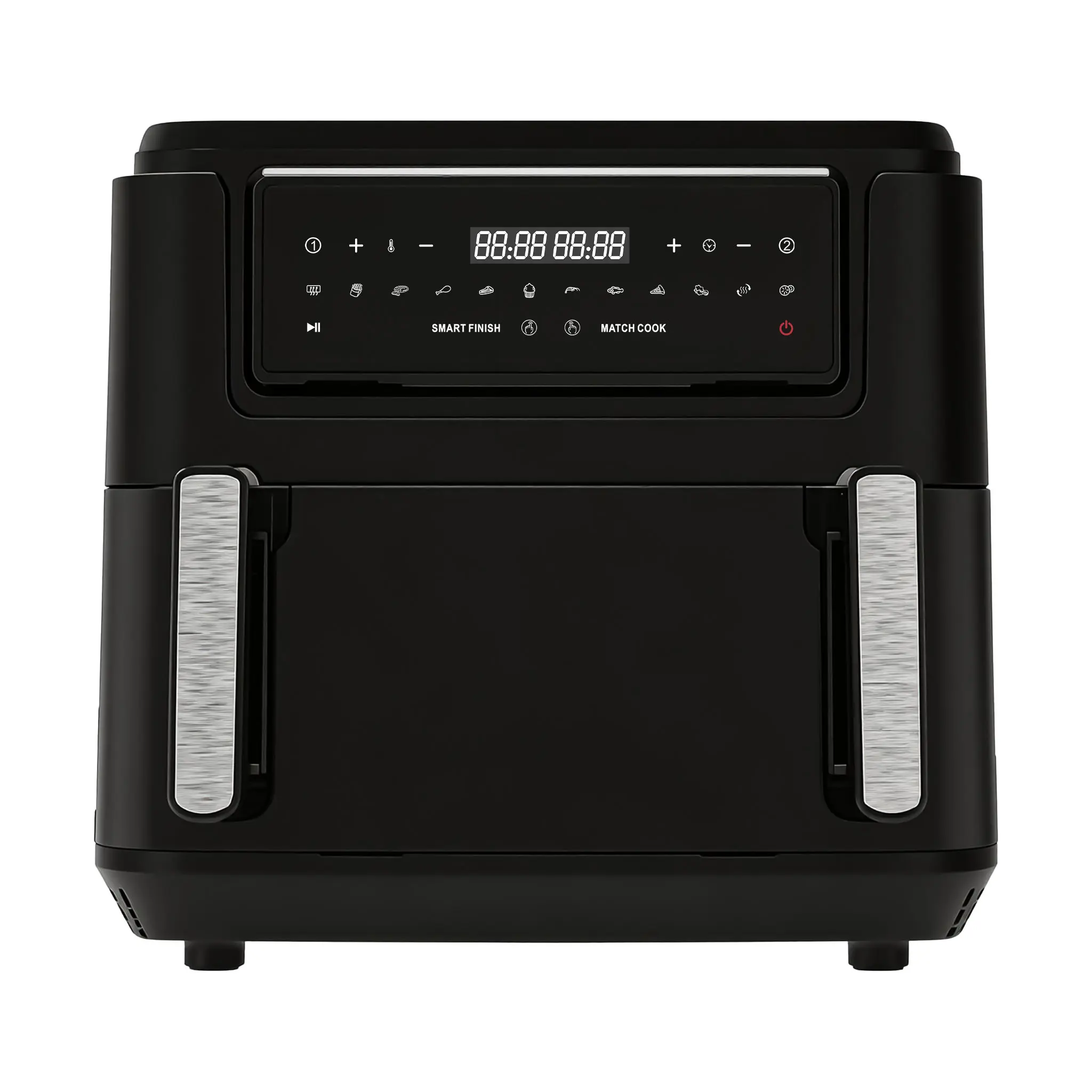 China 10.5L Dual Basket Air Fryer with Transparent Lid | Model KDF-5513D Supplier, Factories