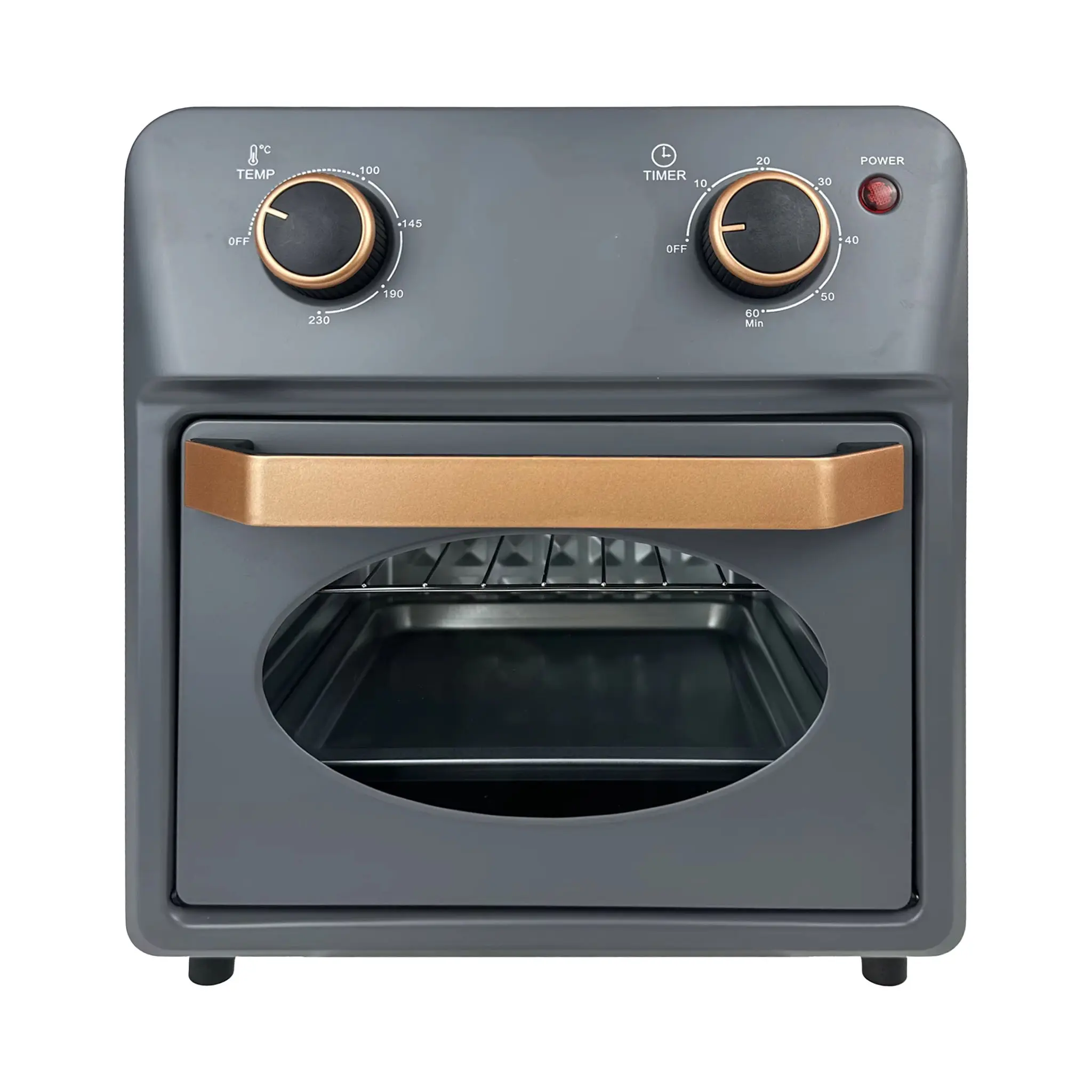 Wholesale 11L Air Fryer Oven | Two Knob Control | 1250W | 100-230°C | Apexdura OEM/ODM Manufacturers, Manufacturer
