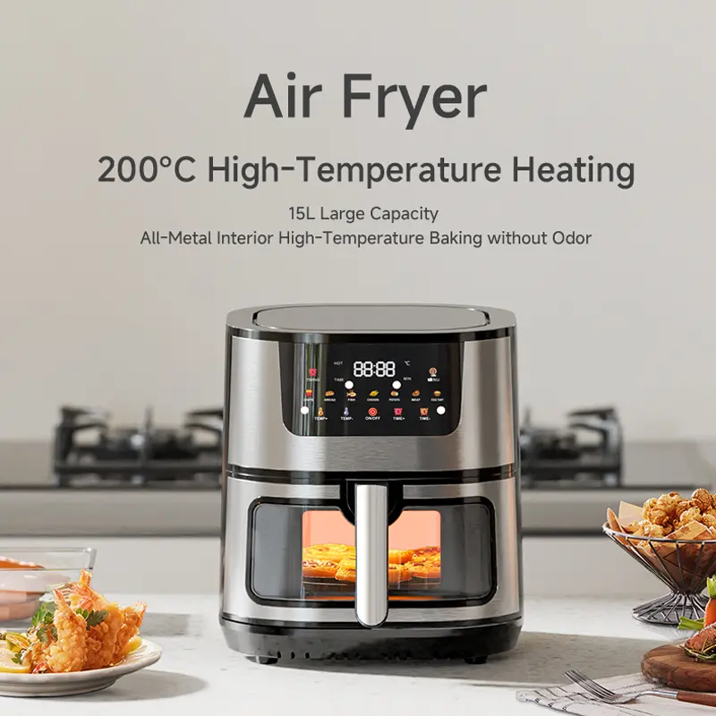 China 2800W Dual Voltage Air Fryer Large Capacity Oil-Free Cooker – 110V-220V Manufacturers, Factory