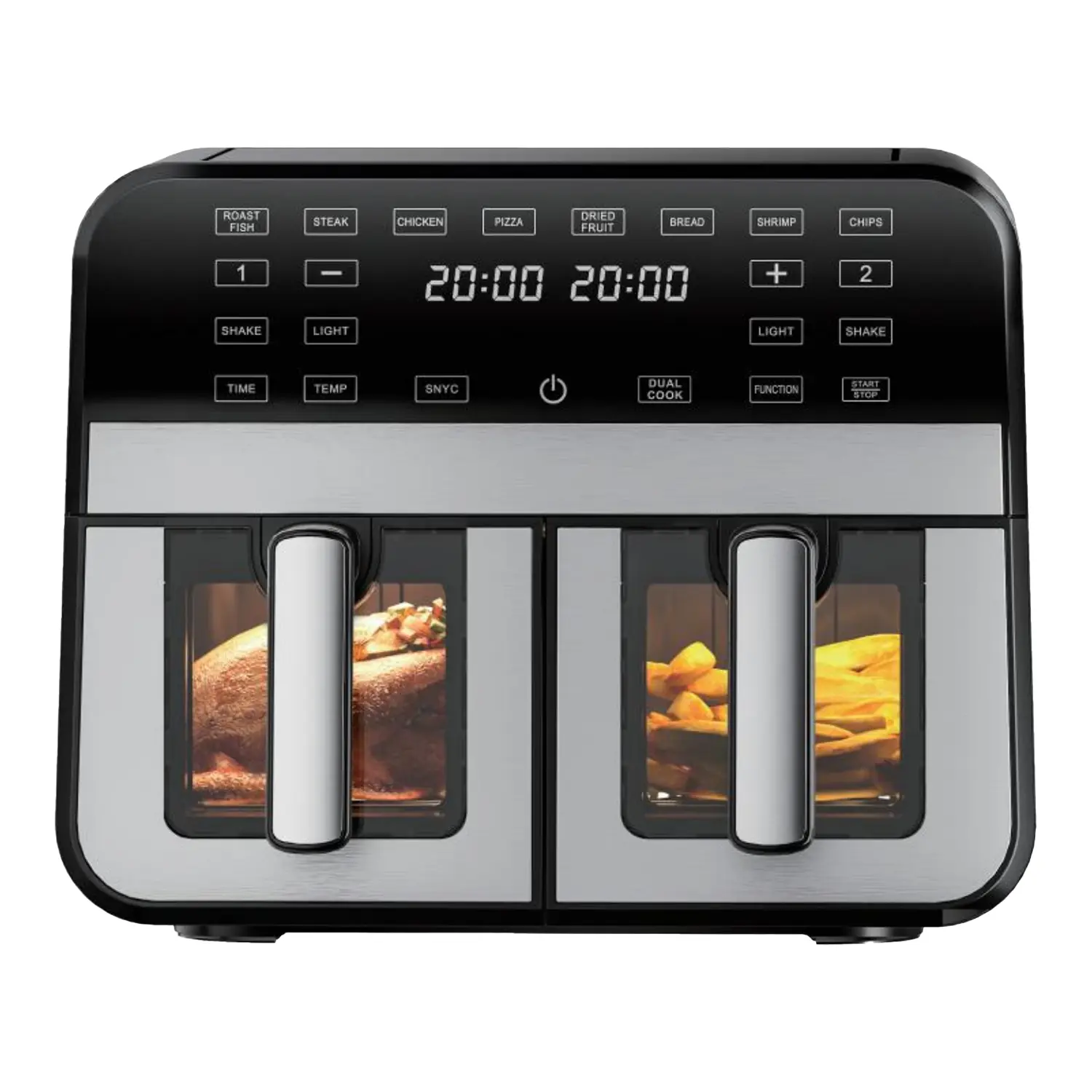 Wholesale 9L Dual Basket Air Fryer Series | Viewing Window Options | RA922DSV / RA930DSV / RA940DS / RA940DSV Manufacturer, Factory