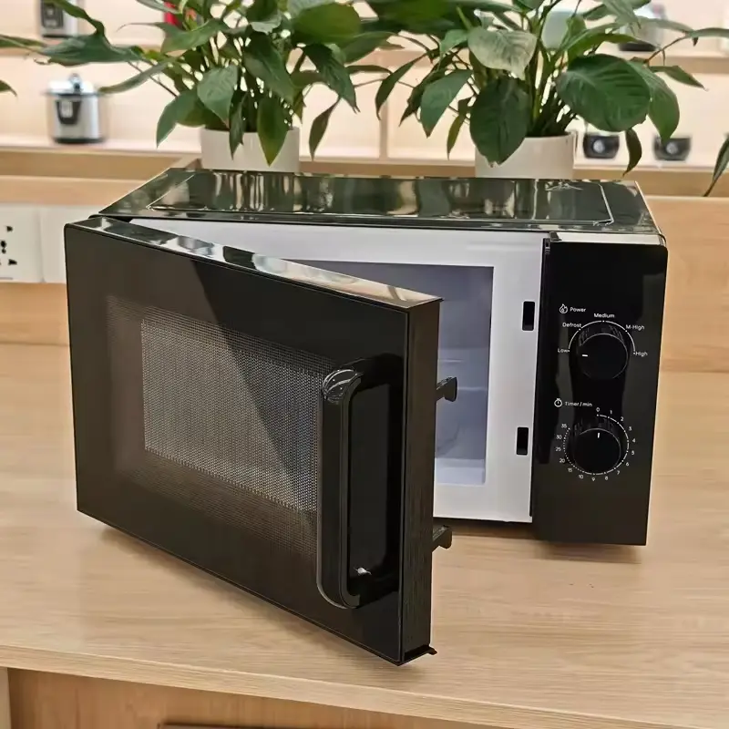 China Wholesale Home 20L Capacity Commercial Black Microwave Oven for Hotel Restaurants Household Suppliers, Supplier