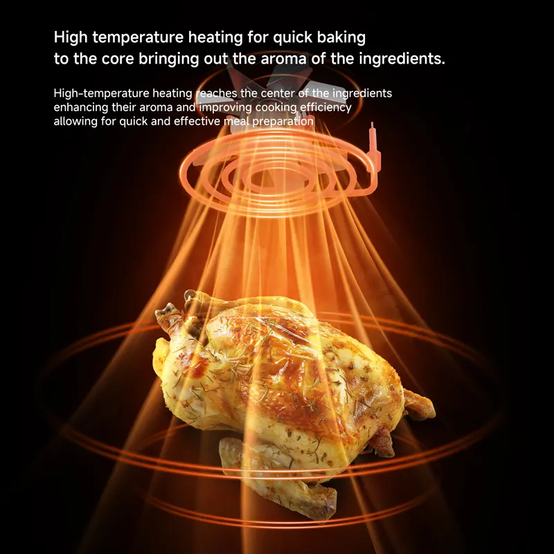 China 2800W Dual Voltage Air Fryer Large Capacity Oil-Free Cooker – 110V-220V Manufacturers, Factory