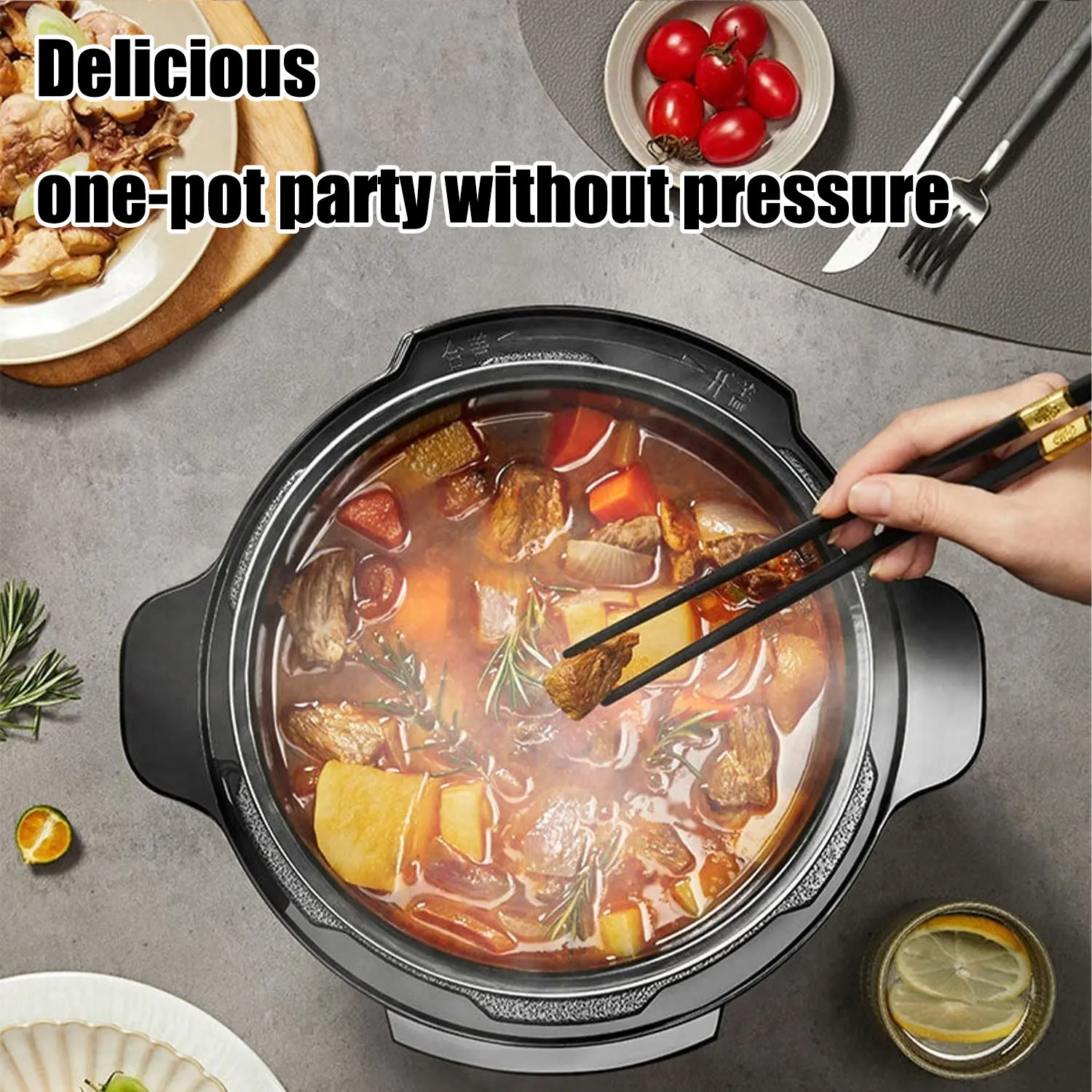 Wholesale Electric Pressure Cooker Stainless Steel Inner Pot 6L Multifunction for Home Use Smart and Digital Manufacturers, Factory