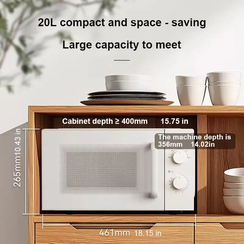 China Wholesale Home 20L Capacity Commercial Black Microwave Oven for Hotel Restaurants Household Suppliers, Supplier