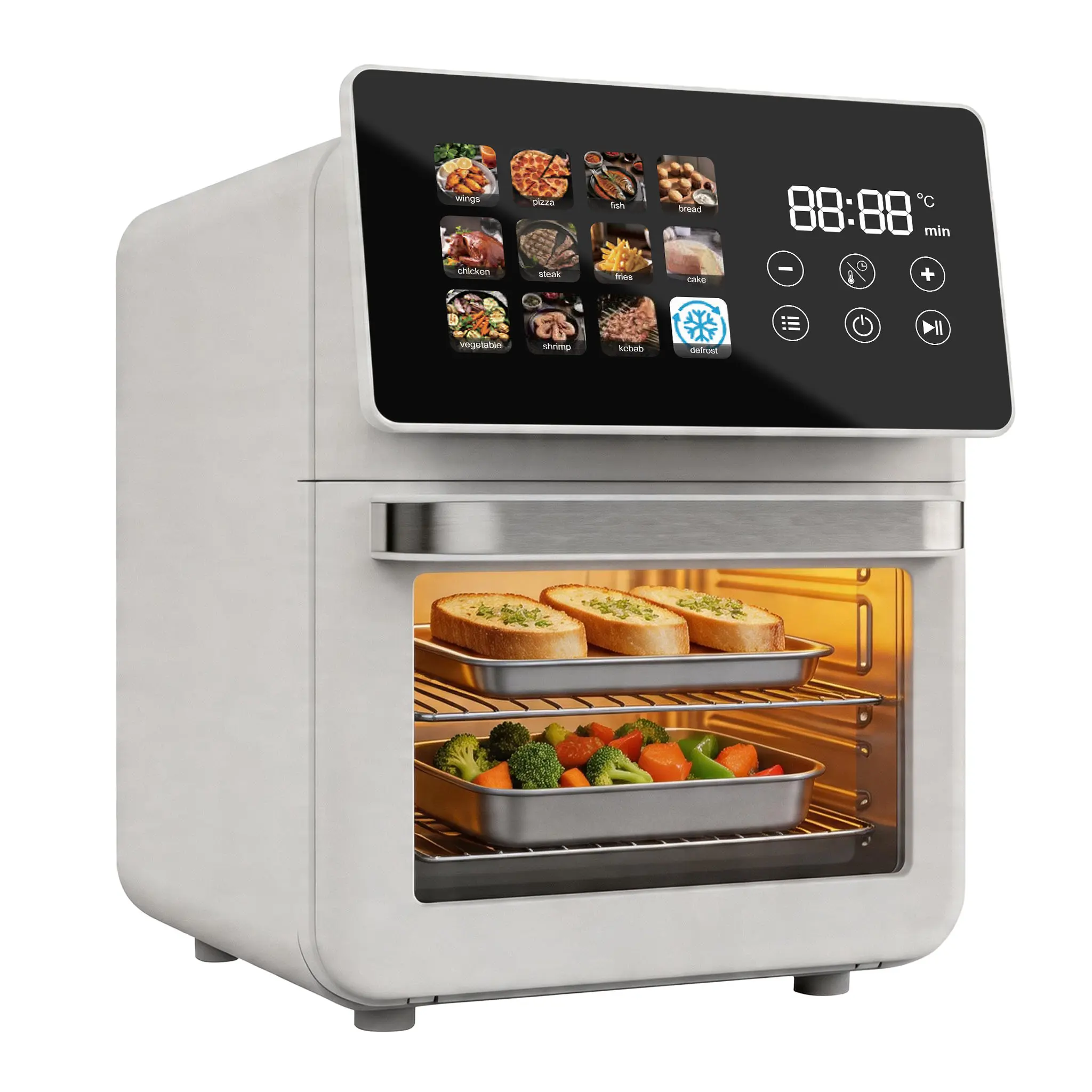 Wholesale 10L Digital Air Fryer Oven | iPad Color Screen | 12 Preset Menus | BW-9012D | Apexdura OEM/ODM Suppliers, Factories