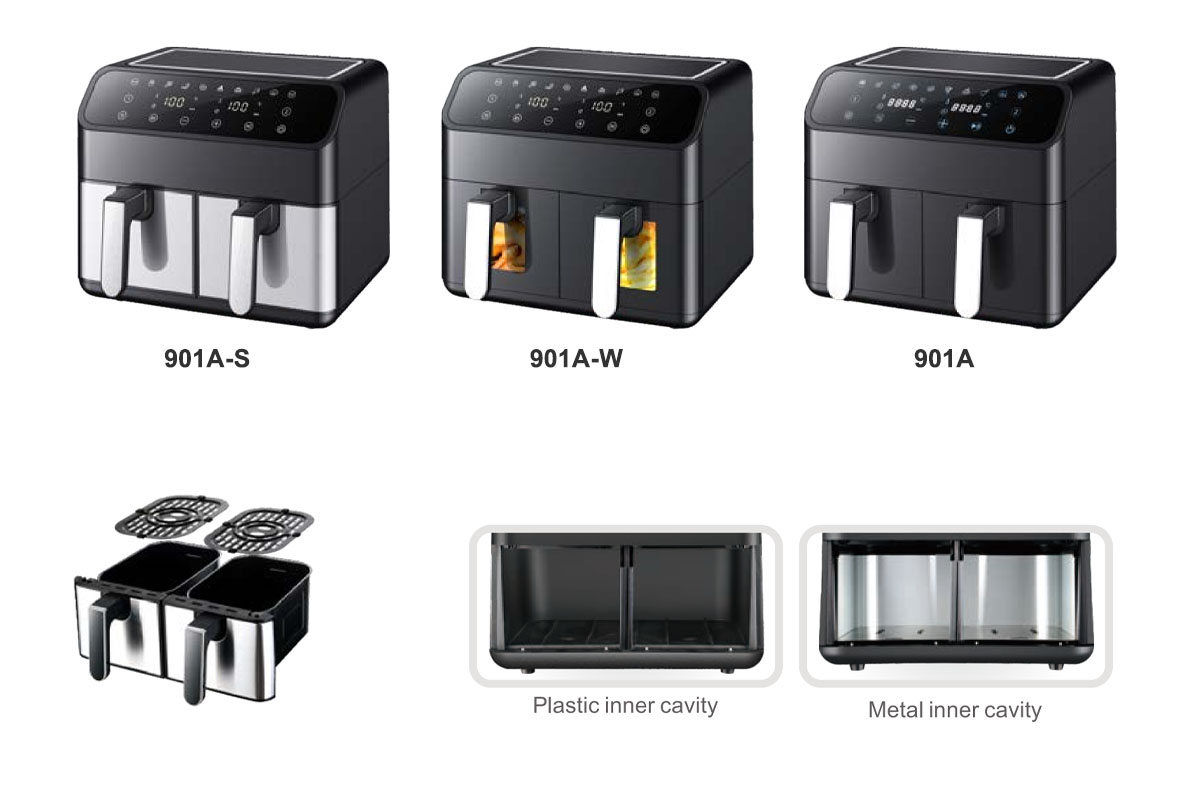 Dual Basket Digital Air Fryer