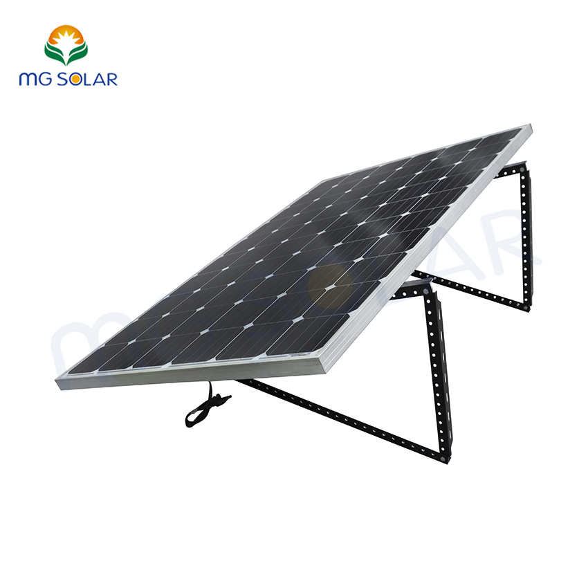 for 2 Solar Panels Black Aluminum Solar Panel Mounting System