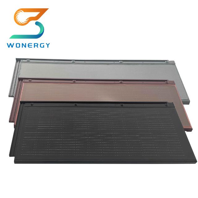 Hot Sale 90W Brunei Darussalam Monocrystalline Silicon Half Cell Solar Roof Tiles