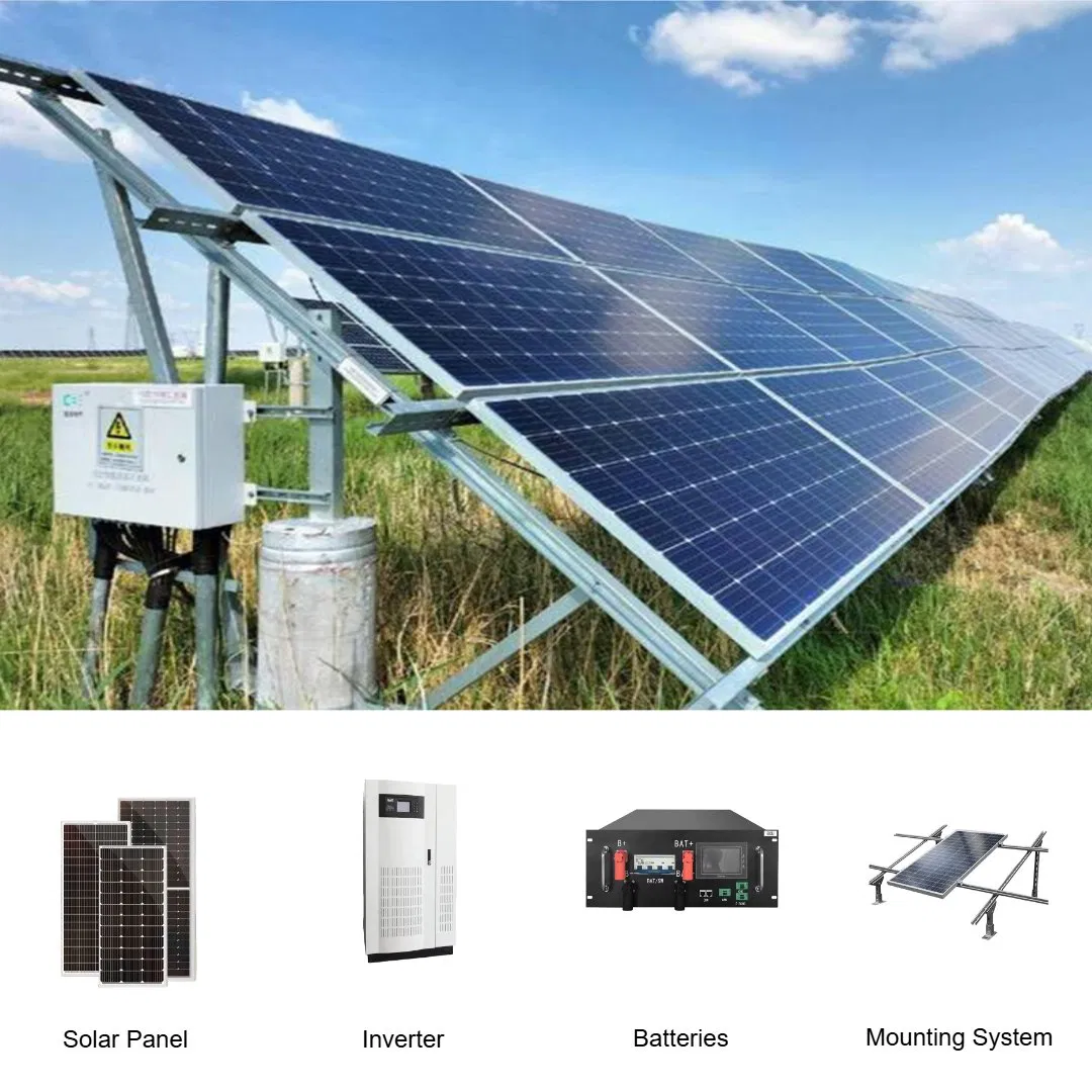 Home Use 5kw Photovoltaic System Solar Power System Hybrid Grid Kit Solar System 5K