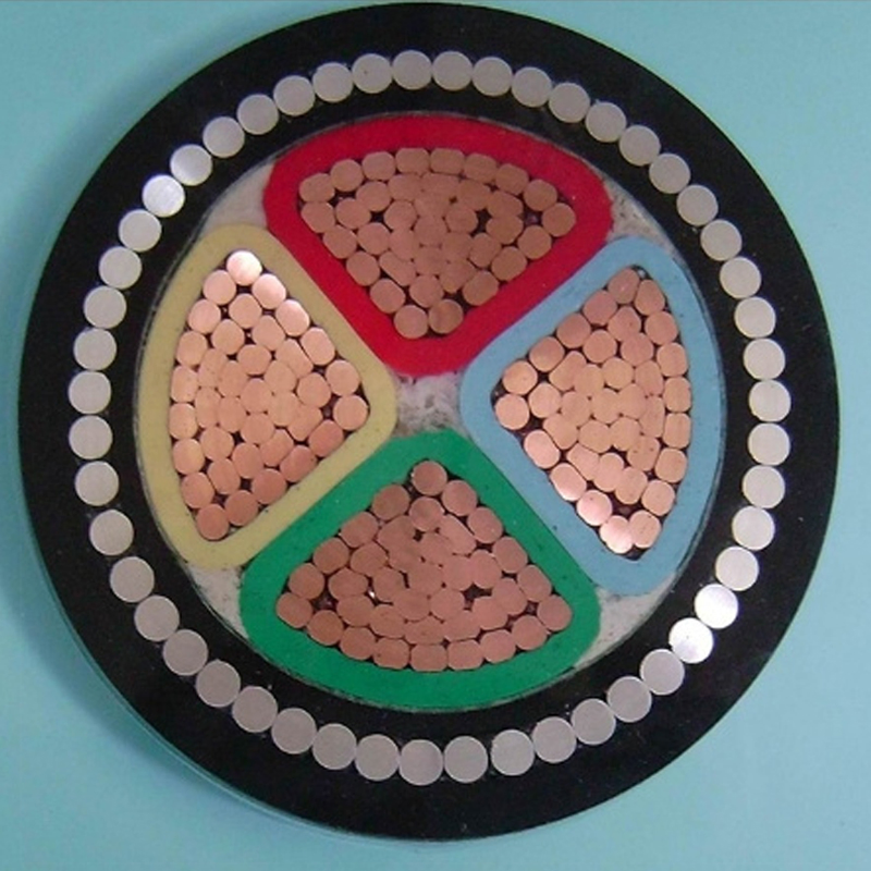 Multi Core Flexible Copper Conductor Steel Wire Armoured 11kv Cable