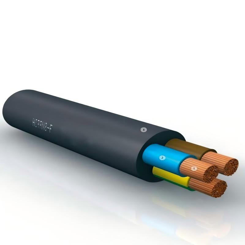 H07rn-F/H05rn-F Copper Conductor Epr Insulated Oil Resistance Flexible Electric Rubber Cable