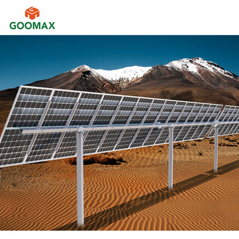 Goomax Smart Solar Panel Tracking System with Reliable Ground Mounting Equipment Available