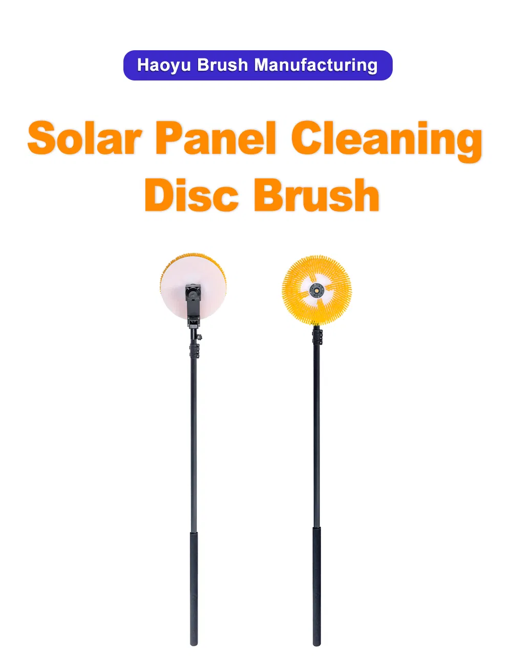 Solar Panel Cleaning Brush Detail 1
