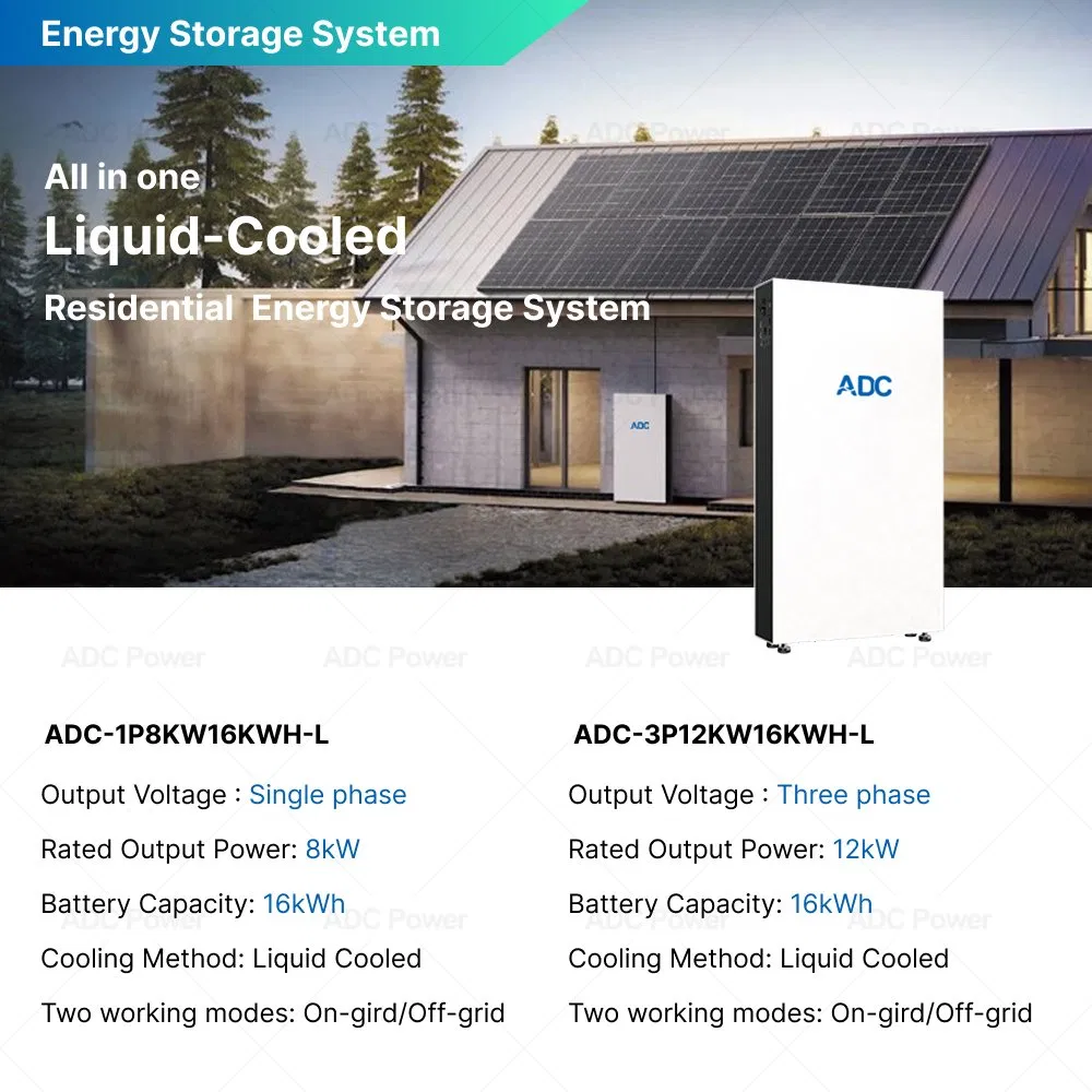 Warehouse/Residential/Garage Liquid Cooling off Grid-Scale Lithium Solar Battery Energy Storage System