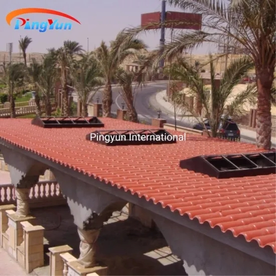 UV-Resistant High Quality New Coated Sheets Solar PVC Roof Tiles for Houses