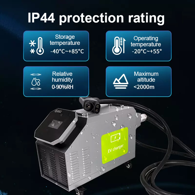 Max Power 30kw CCS2 Connector DC Portable EV Charger Level 3 Mobile Solar Power Bank Electric Car Charging Station