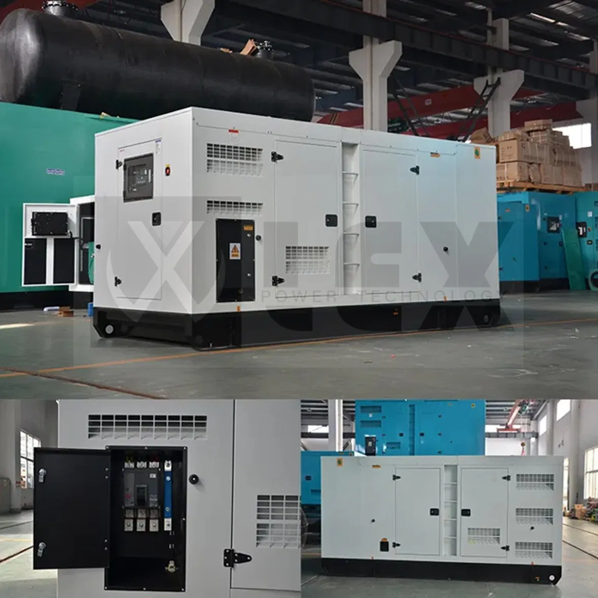 450kVA 700kw 1100kw 1400kw Hybrid Silent Generator Solar/Diesel Compatible Smart Grid Integration