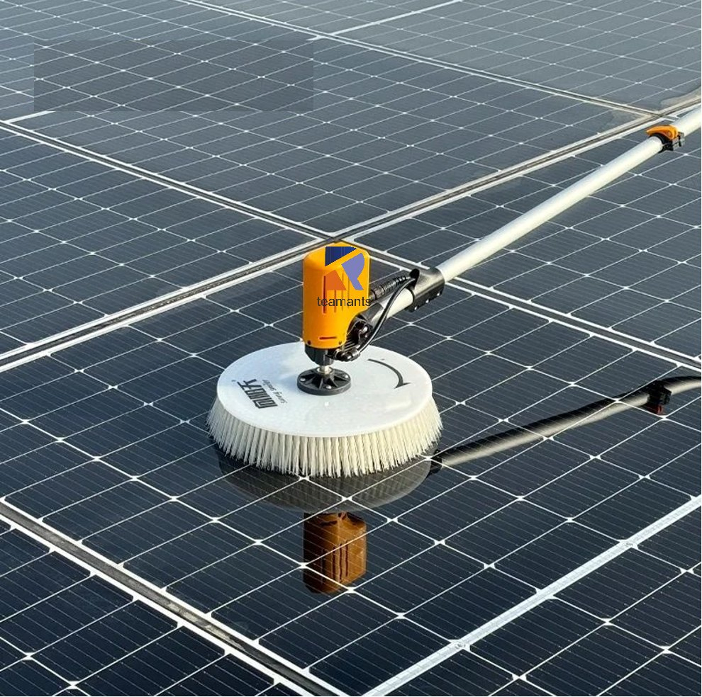 Rotary Brush Cleaning Tools Single Head Solar Panel Cleaning Machine Brush for Residential Use