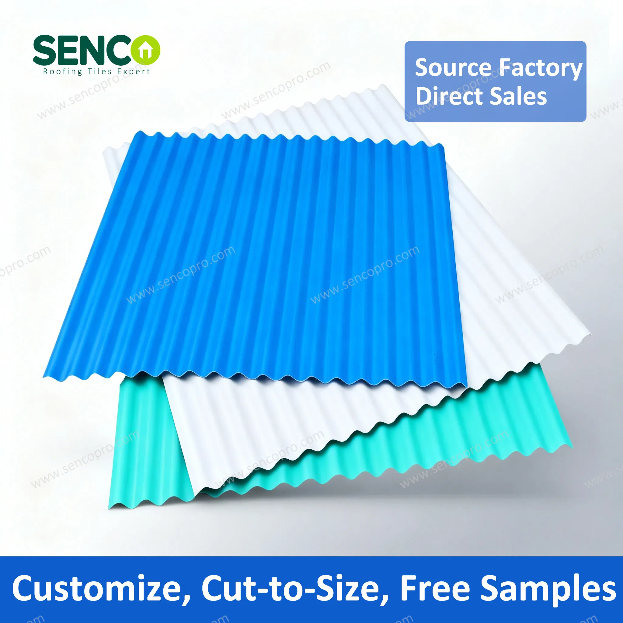 Chinese Popular Foshan Sandwich Solar Panel Monier PVC Roof Tile Plastic Roof Tile
