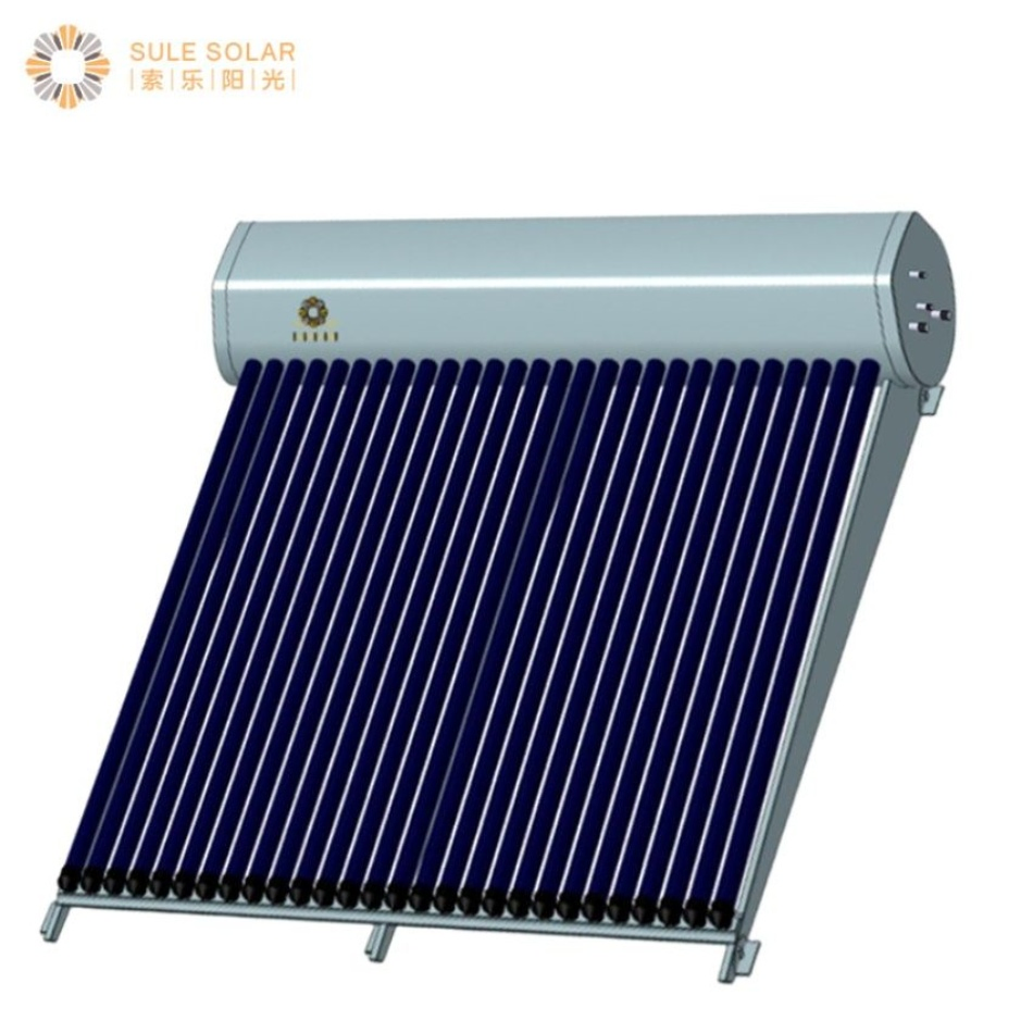 Wholesale High Efficiency Solar Hot Water Heater for Home Hotel School Factory Supply Solar Thermal Direct Vacuum Tube Hot Water Heating System Price
