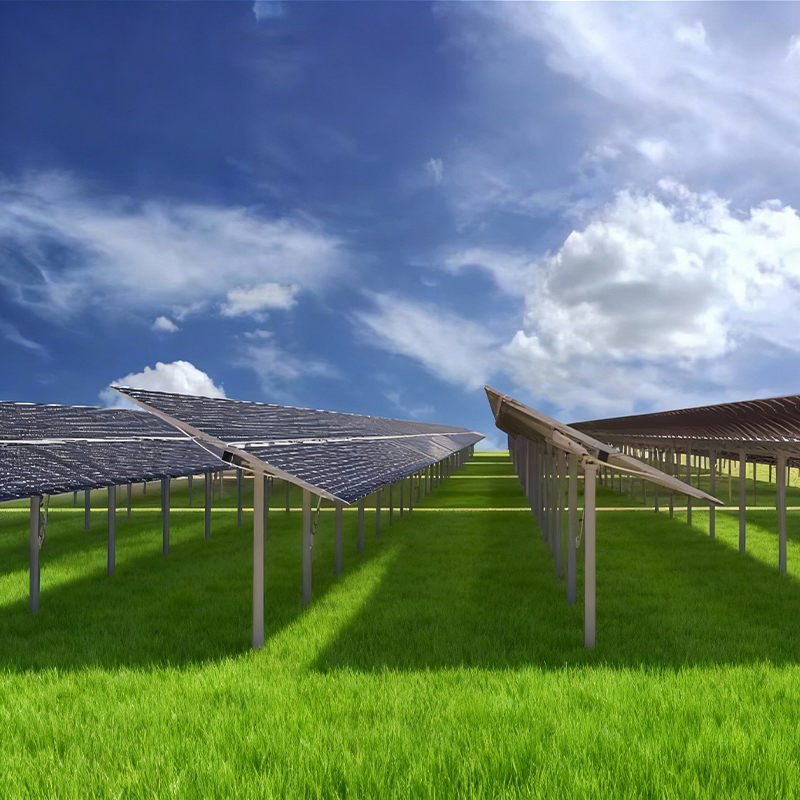 Flat Single Axis Solar Tracker Complete System Manufacturer of Solar Tracking Solutions From China