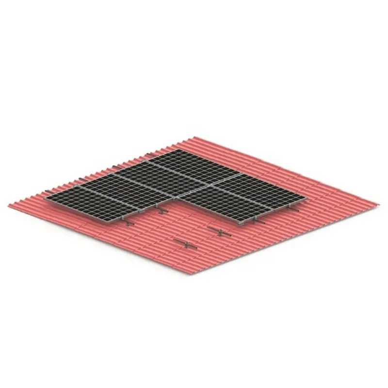 Sunrange High Quality Aluminum Roof Mounting System Bracket Solar Panel for Solar Eneygy Storage