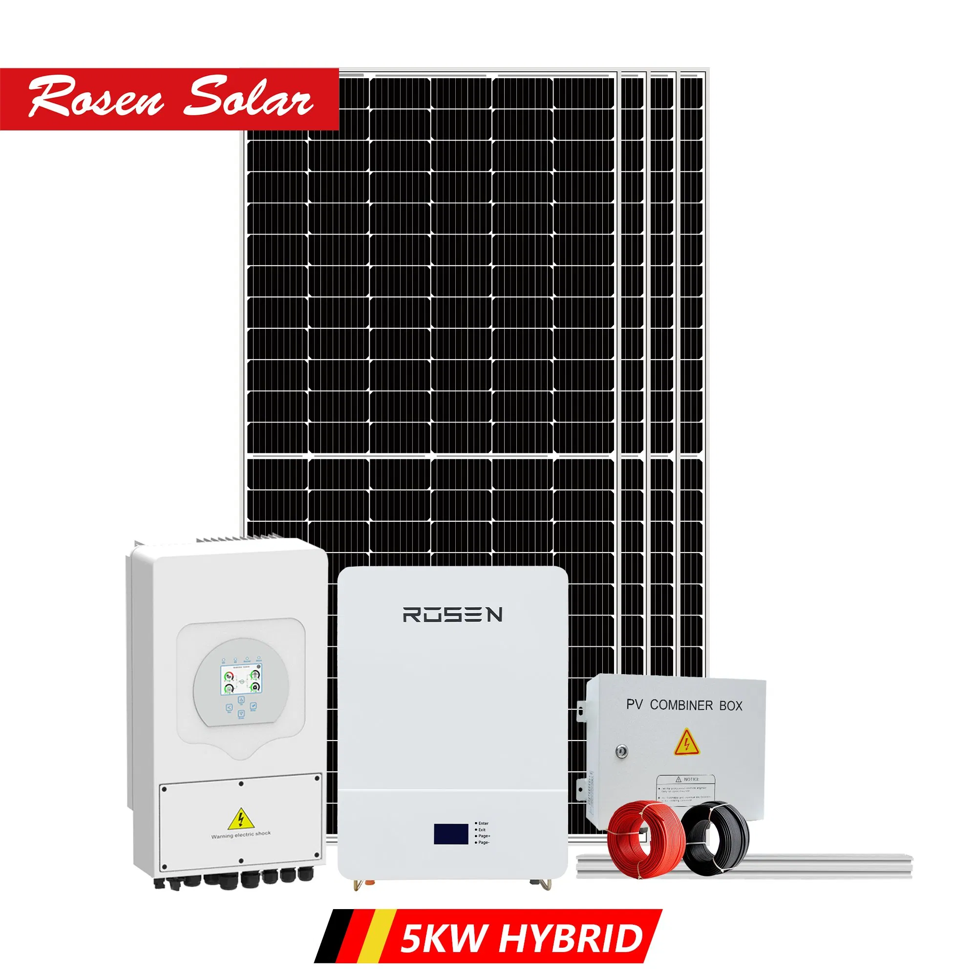 Solar Irrigation System 5kw with Pump Rosen Farm Lithium Solar System